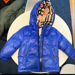 💥sold💥Burberry baby boy down coat
